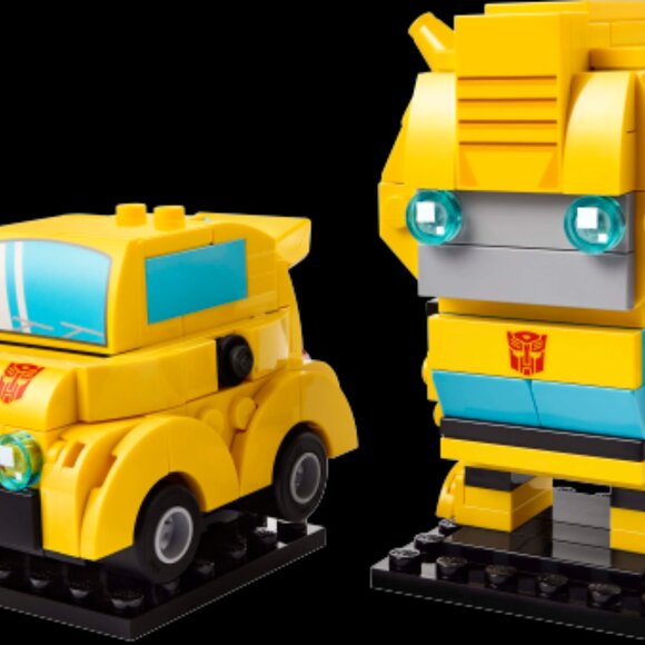 NEW LEGO 40804 BrickHeadz Transformers BumbleBee Robot & Vehicle NIB in Hand - Picture 10 of 10
